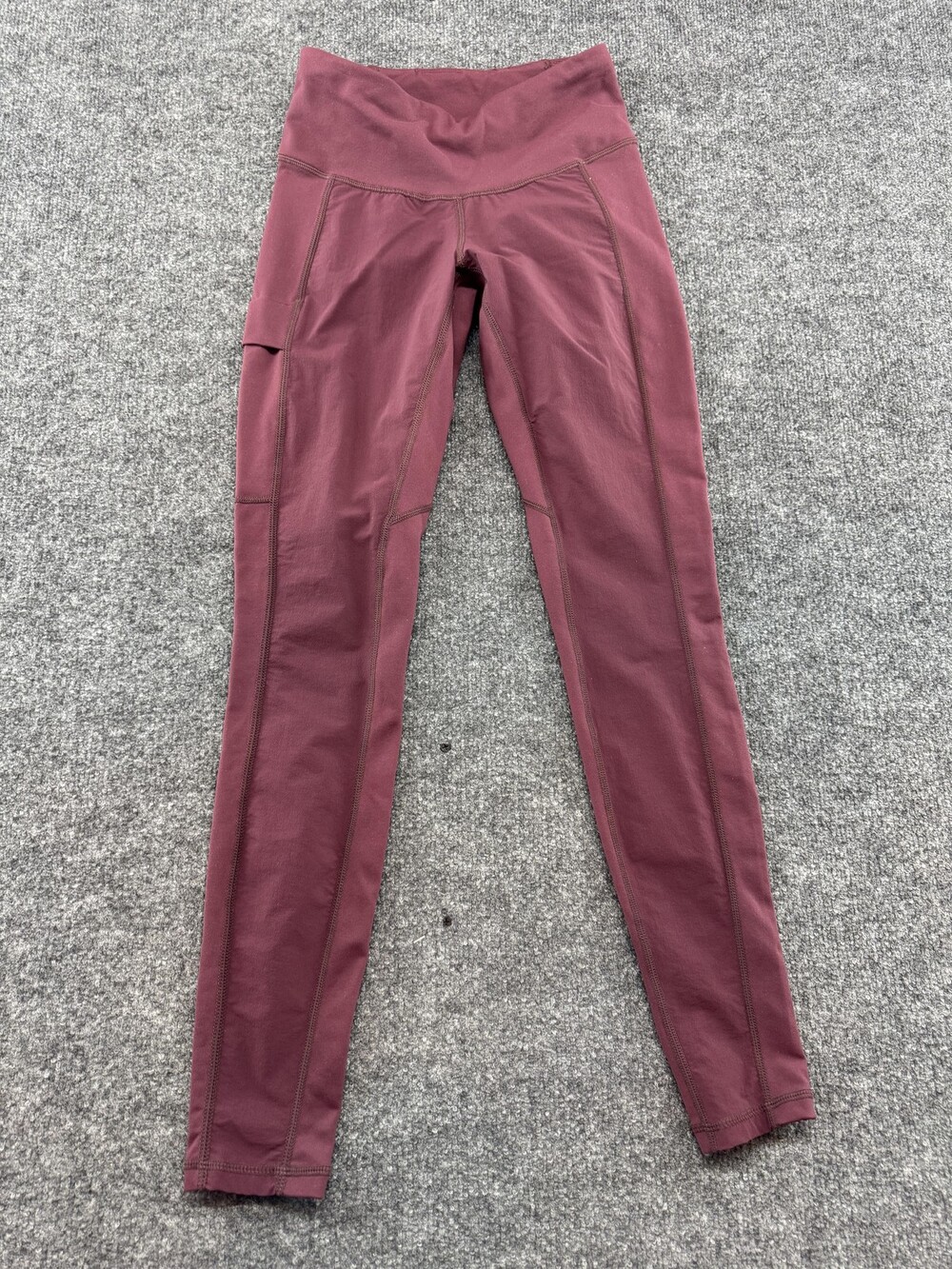 Kuhl Leggings Womens XS Red Nylon Stretch Pocket Ankle Hiking Outdoor Pants
